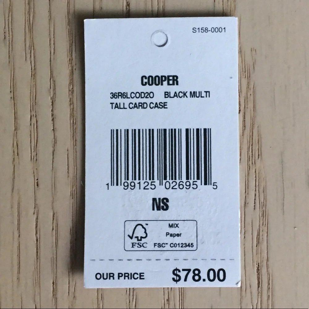 Michael Kors Cooper Black Multi Card Holder Case